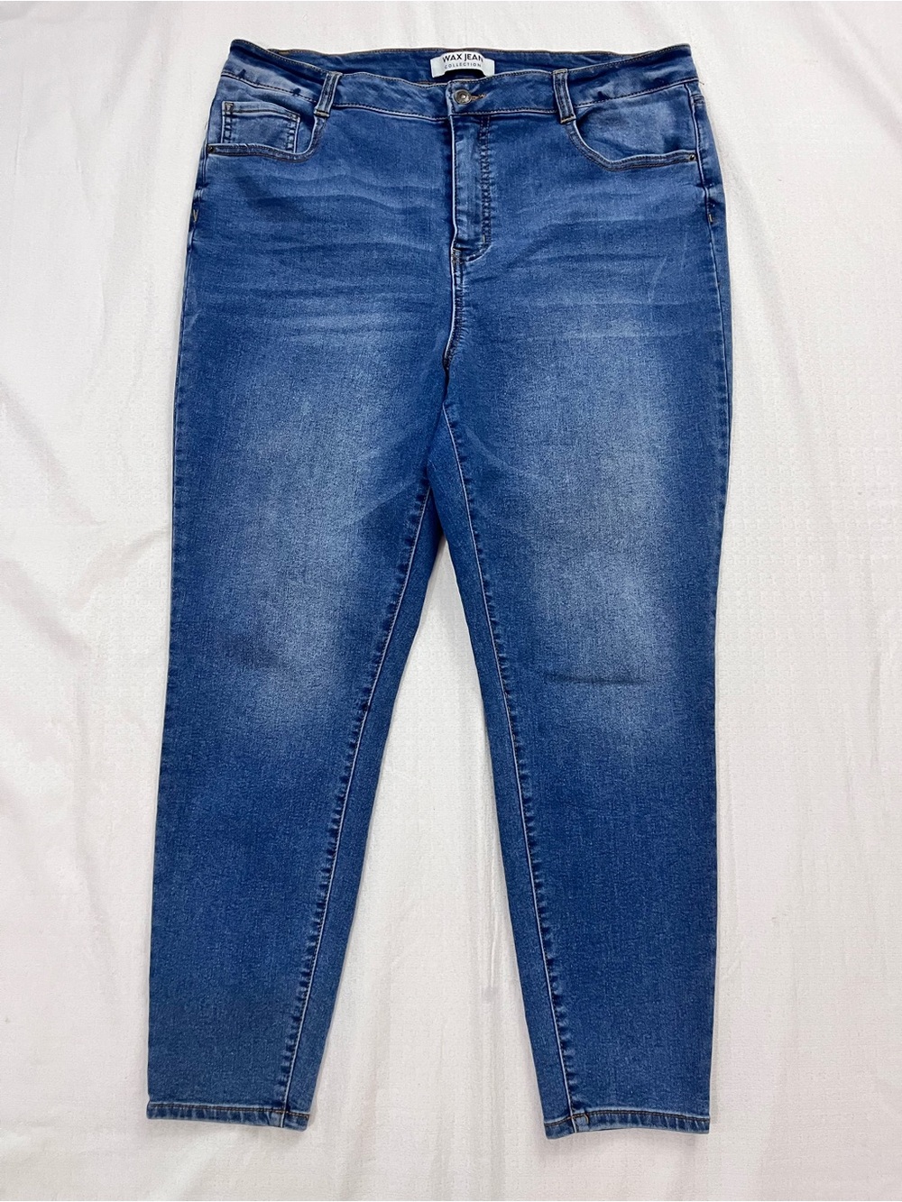 Wax Jean Women's Medium Blue Skinny Jeans size 18
